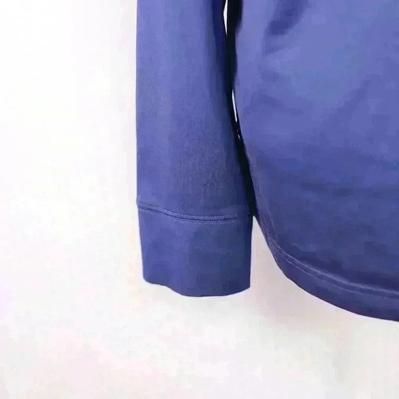 Brooks Brothers Size M two-tone blue 1/4 zip pullover - Picture 6 of 11